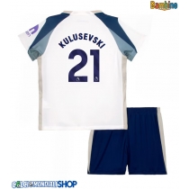 Maglie da calcio Tottenham Hotspur Dejan Kulusevski #21 Prima Maglia Bambino 2025-26 Manica Corta (+ Pantaloni corti)